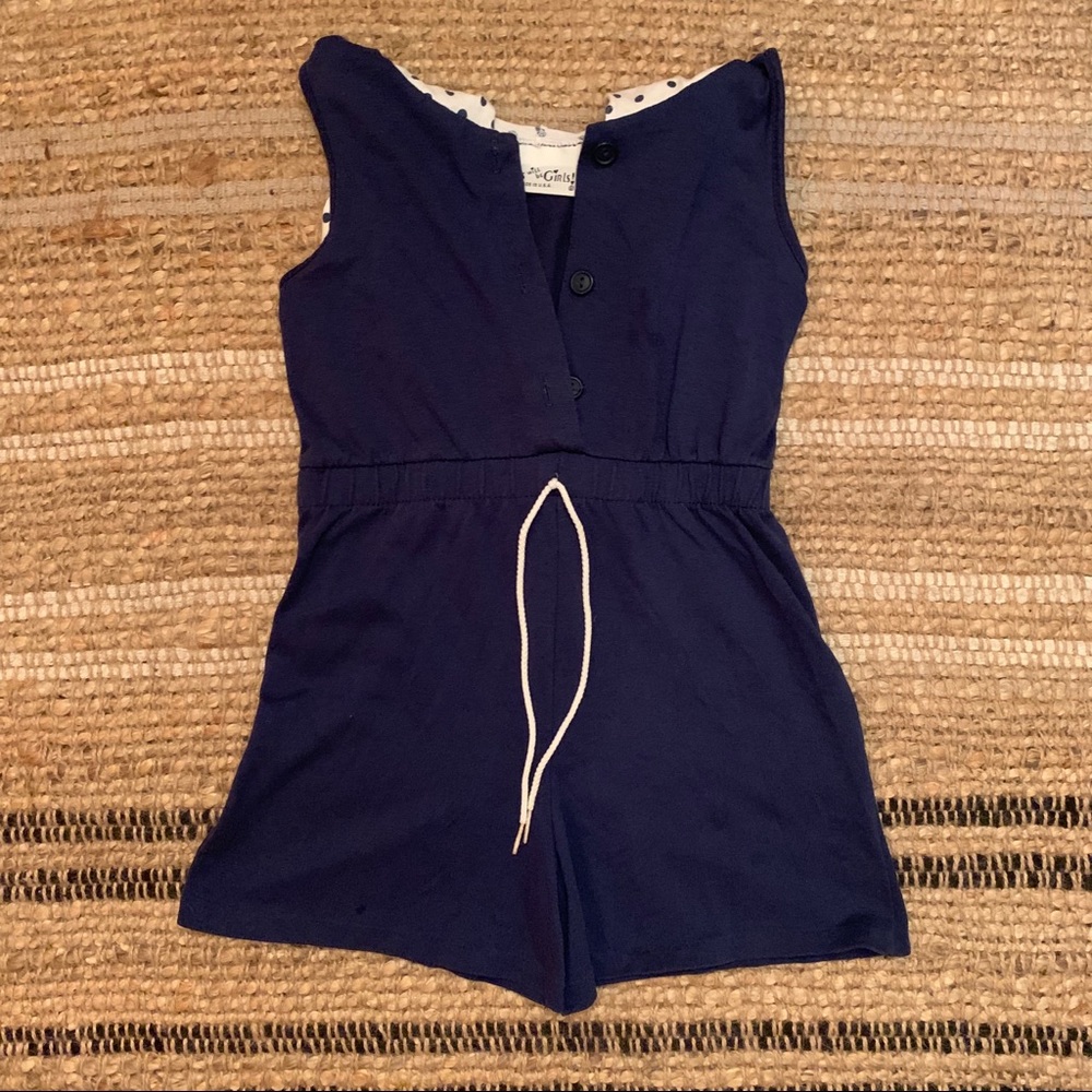 Vintage Romper with Hood